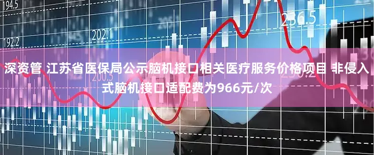 深资管 江苏省医保局公示脑机接口相关医疗服务价格项目 非侵入式脑机接口适配费为966元/次