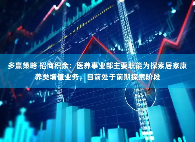 多赢策略 招商积余：医养事业部主要职能为探索居家康养类增值业务，目前处于前期探索阶段